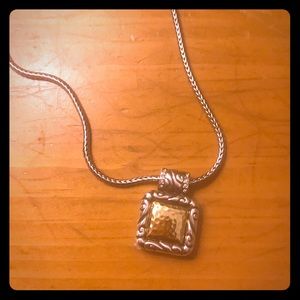 Brighton Regina Silver/Gold 18”necklace & gift box